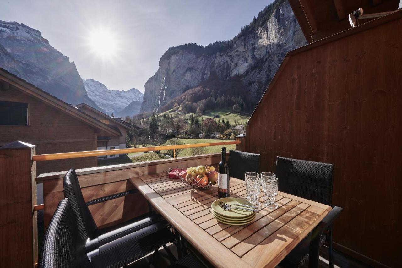 Apartment Staubbach, Best Views, Spacious, Family Friendly 劳特布龙嫩 外观 照片