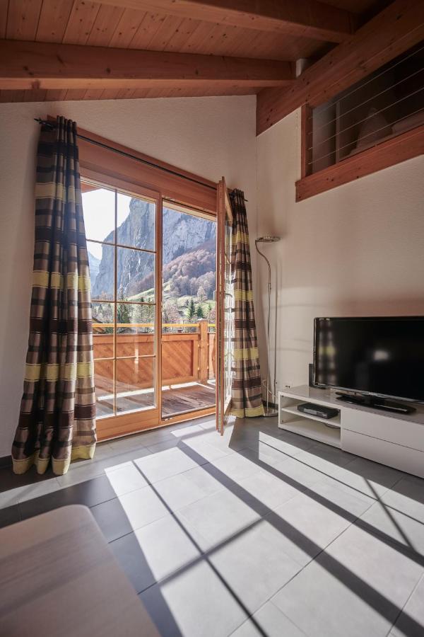 Apartment Staubbach, Best Views, Spacious, Family Friendly 劳特布龙嫩 外观 照片